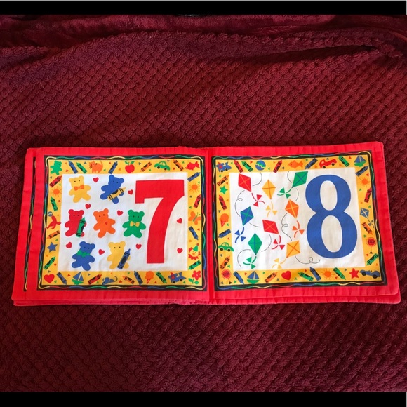 3/$10 Vintage Children’s Cloth Counting Book - Picture 6 of 7